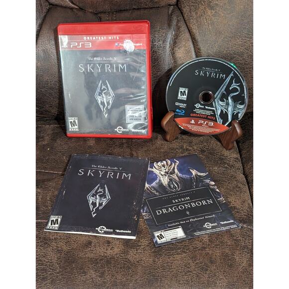 The Elder Scrolls V: Skyrim Greatest HIts Edition PlayStation 3 PS3 CIB Works - Picture 1 of 2